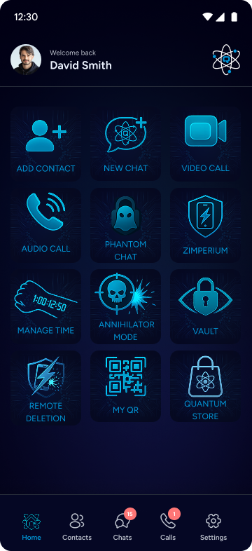 QuantumChat home interface