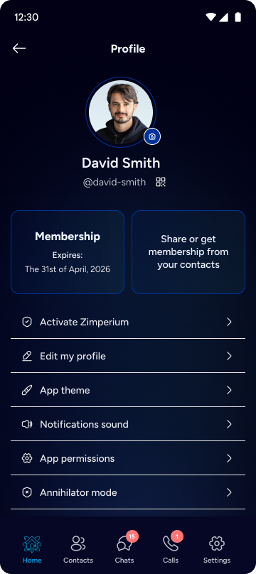 QuantumChat profile